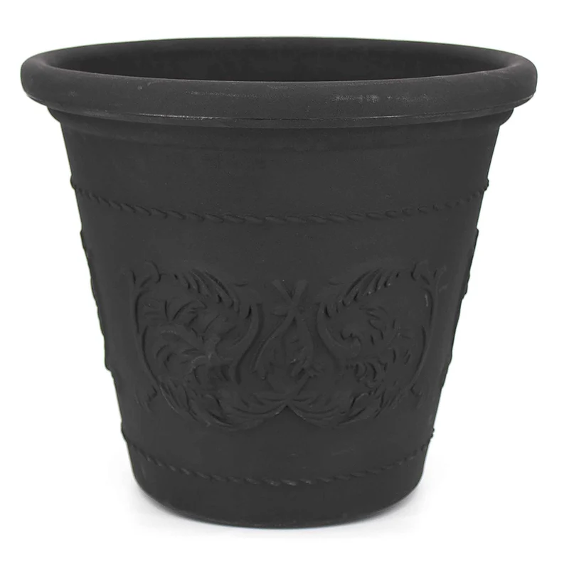 Jardinière Roto English noir mat, 20''