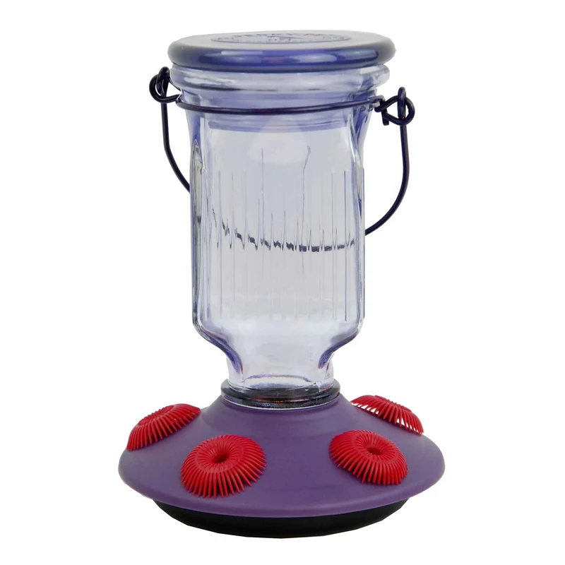 Mangeoire à colibri champ de lavande à remplissage par le haut, 16 oz