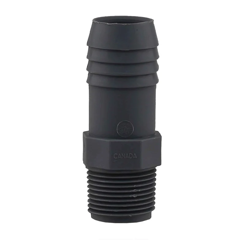 Adaptateur en Poly à insertion x MPT, 1'' x 3/4''