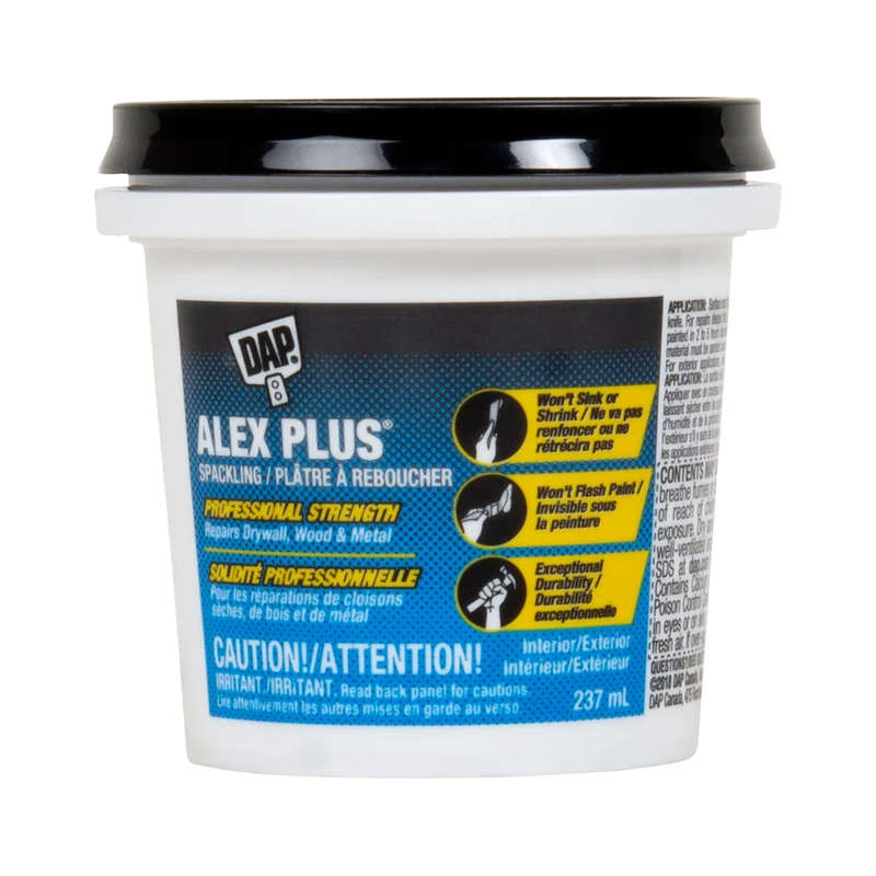 Plâtre à reboucher ALEX PLUS, 237 ml
