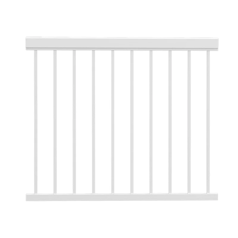 Ensemble de rampe en aluminium blanc Legacy pour piscine, 48'' x 59''