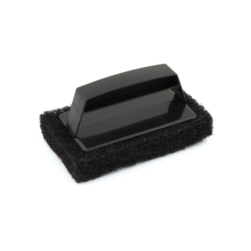 Brosse à récurer avec abrasif pour BBQ, 6'' x 3''