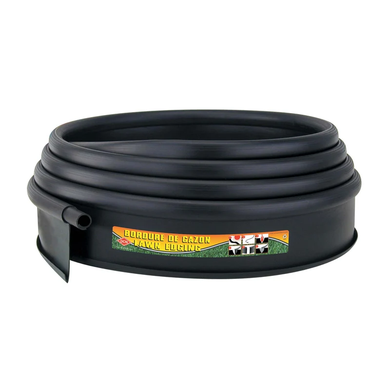 Bordure de gazon noire Pro, 4-1/2'' x 20'