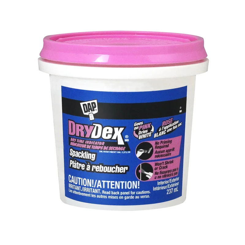 Plâtre à reboucher à indicateur de temps de séchage DryDex, 237 ml