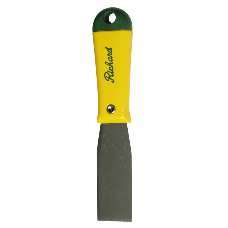 Couteau à mastic avec manche en plastique, lame en carbone flexible, 1 3/16" (3 cm)