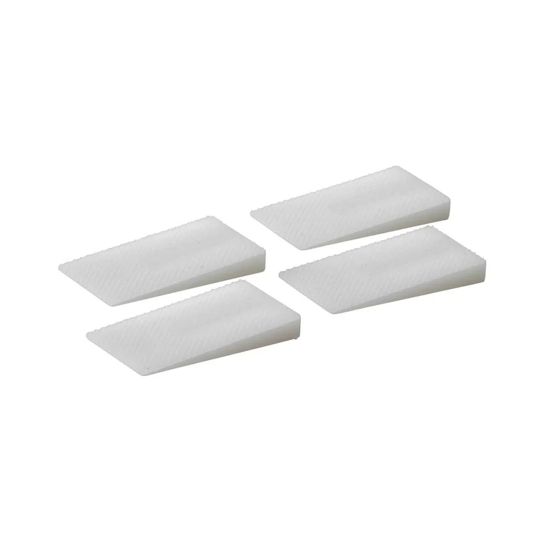 Cale en plastique pour l'installation de cuvette de toilette, 4 unités