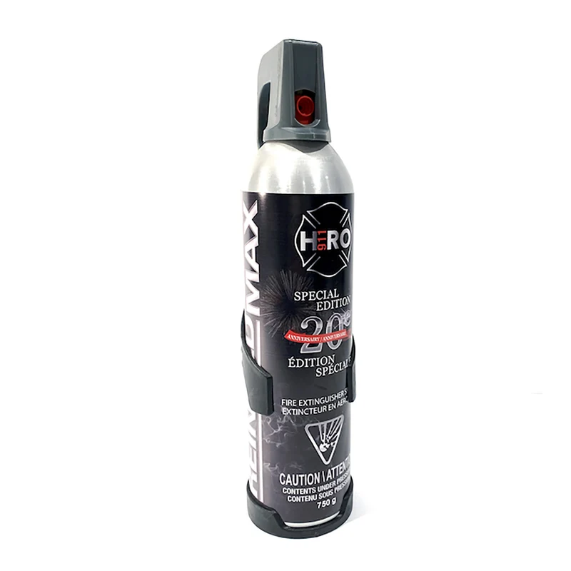 Extincteur à feu HERO 911, modèle 20e anniversaire (750 ml)