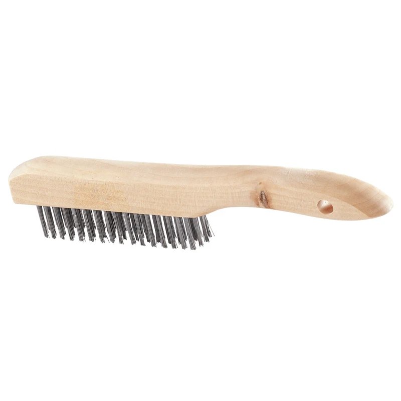 Brosse en acier à haute teneur en carbone de 1'' (2.5cm) avec poignée en sabot de 5"