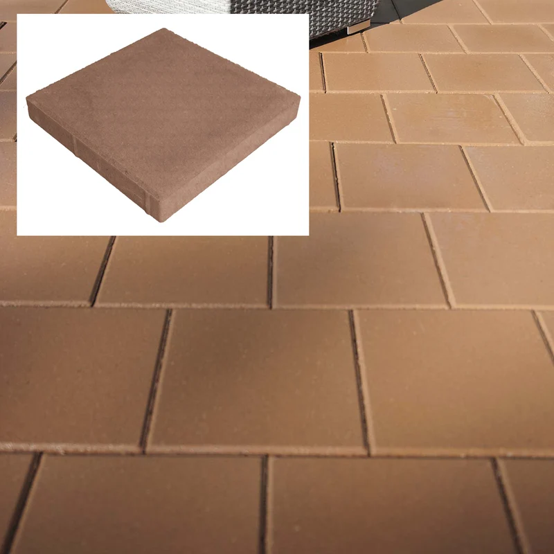Dalle Économique de 12'' x 12'', brun pâle