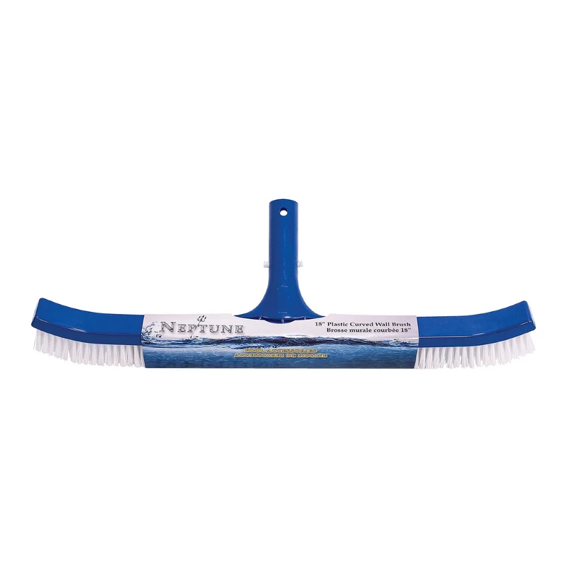 Brosse murale courbée en plastique de 18"