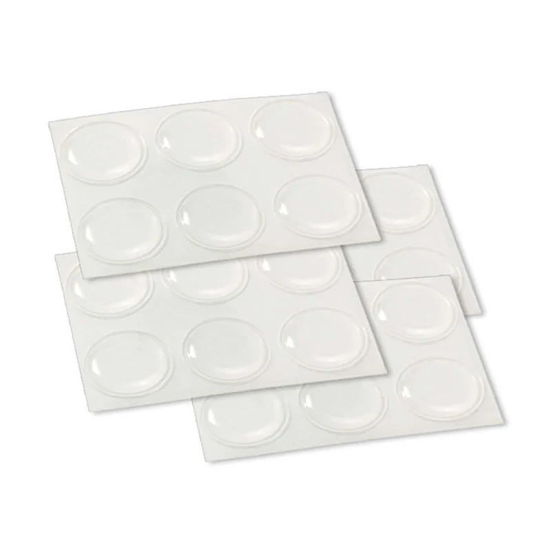 Coussinets ronds en PVC PRO-TEC de 3/4'', paquet de 24 unités