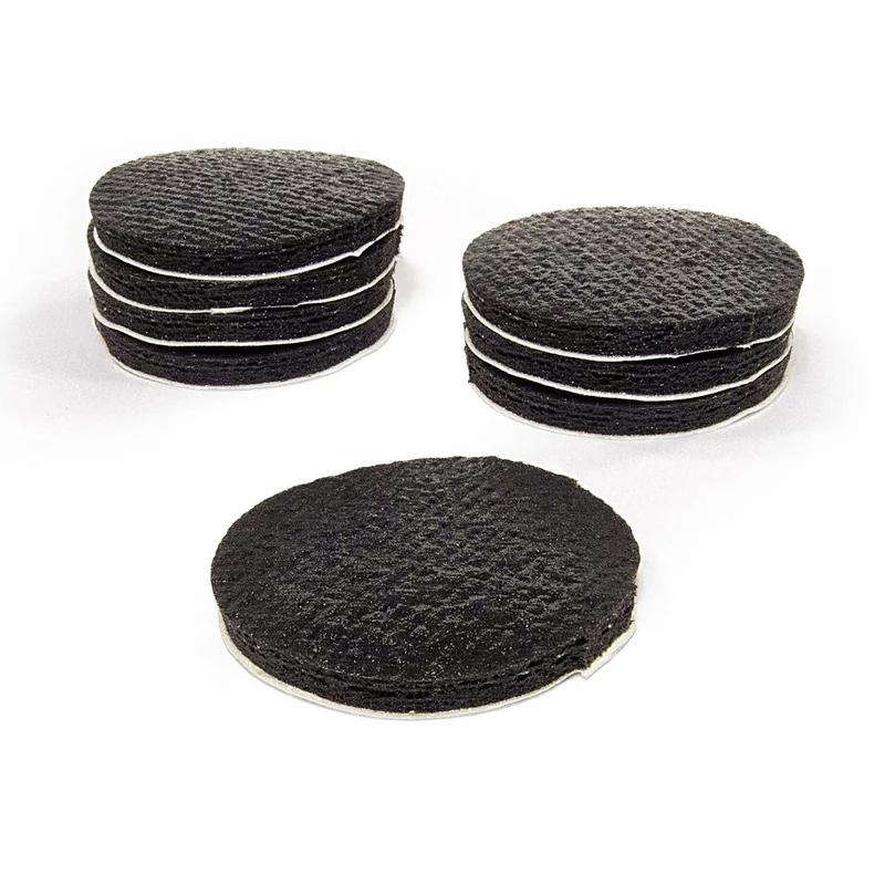 Coussinets ronds autoadhésifs en mousse antidérapante ANTISKID de 1-1/2'', paquet de 4 unités