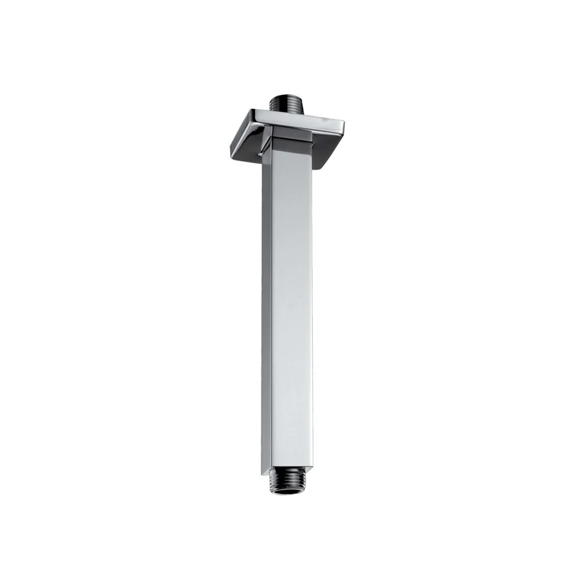 Bras de douche carré pour plafond de 8'', fini chrome