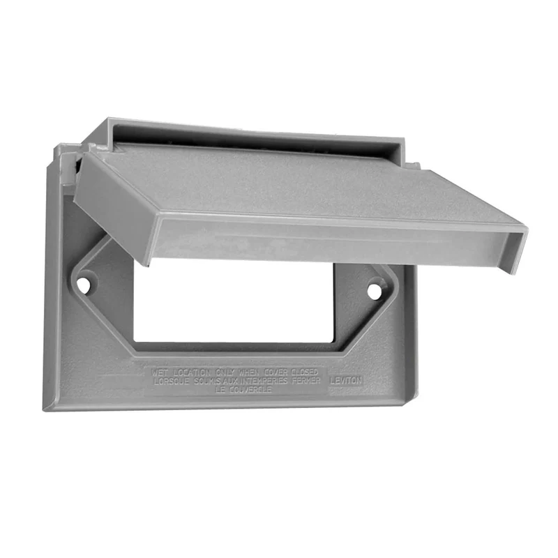 Couvercle pour prise DDFT/Decora, gris