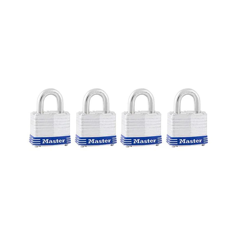 Ensemble de 4 cadenas en acier laminé avec serrure à goupille, 1-9/16'' de large