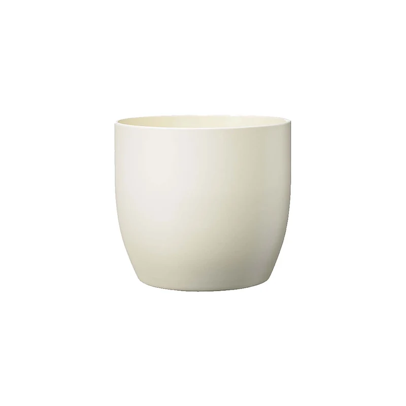 Cache-pot Basel Fashion crème mat, 5,5"