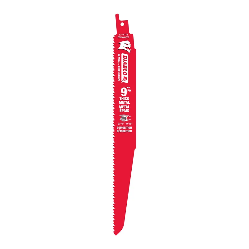 Lame alternative bimétallique Diablo pour le métal épais de 9" - 8/10 DPP