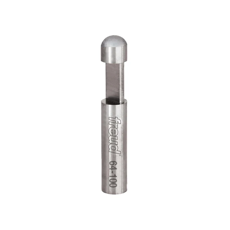 Mèche de toupie à ébarber au carbure massif de 1/4" x 3/8", tige 1/4"
