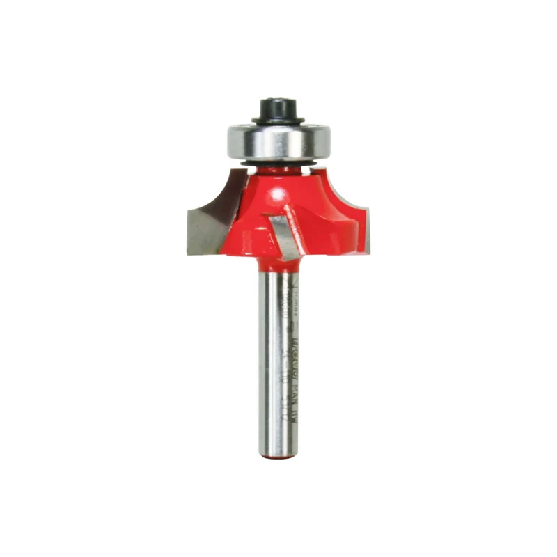 Mèche de toupie à arrondi convexe de 1-1/8" x 1/4" de rayon, tige 1/4"
