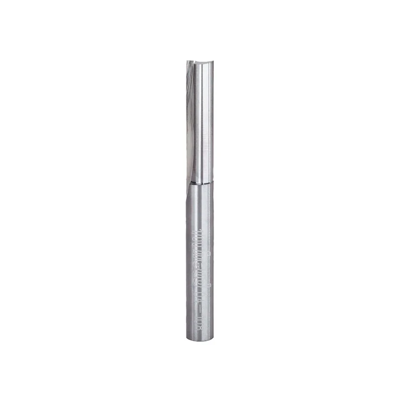 Mèche de toupie droite de 1/4" x 1" avec tige 1/4" à 2 tranchants au carbure