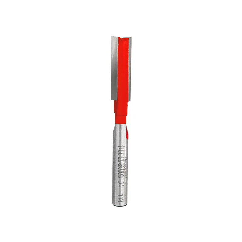 Mèche de toupie droite de 5/16" x 1" à 2 tranchants au carbure, tige 1/4"