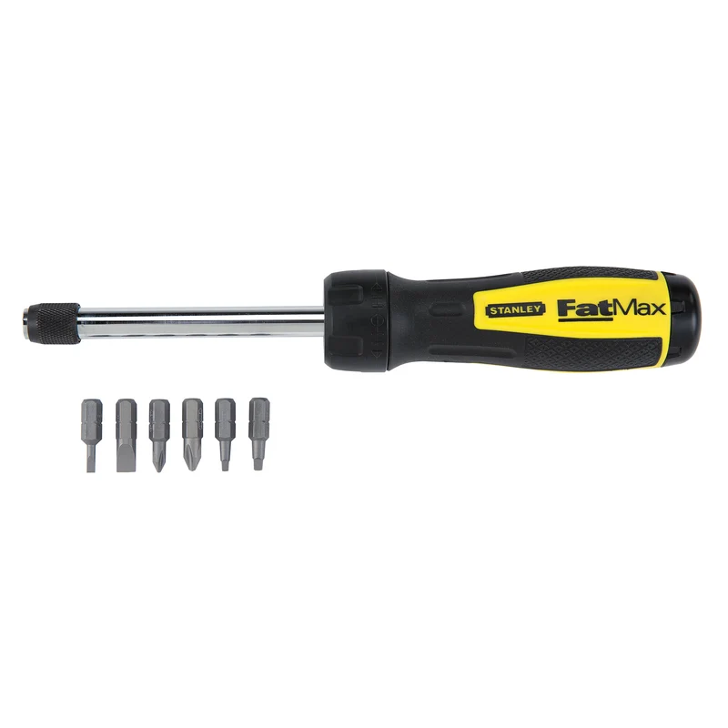 Tournevis à cliquet à 6 embouts interchangeables FATMAX