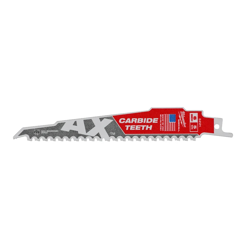 LAME THE AX avec dents de carbure, 5 D, 6 po – paquet de 1