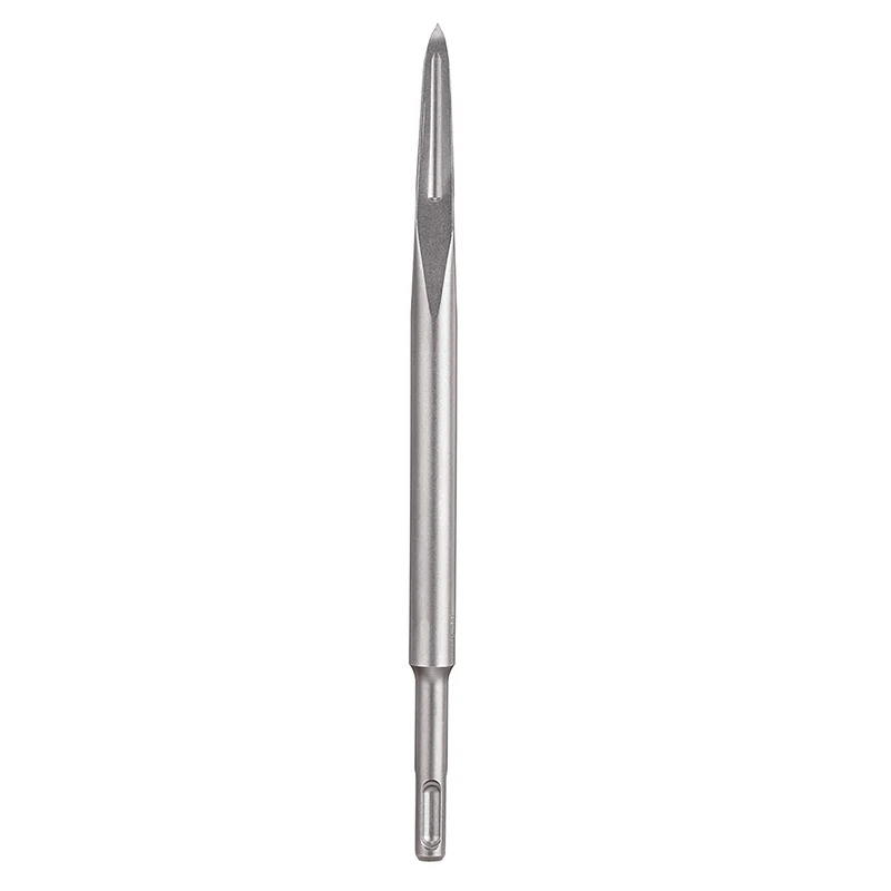 SDS-PLUS de démolition en acier inoxydable, pointe arrondie, 25,4 cm (10 po)