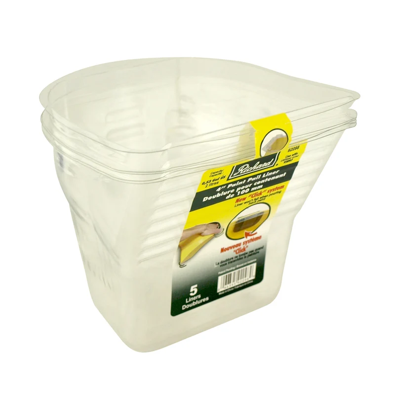 Doublure pour seau à peinture pour mini-rouleaux de 4 po (paquet de 5)