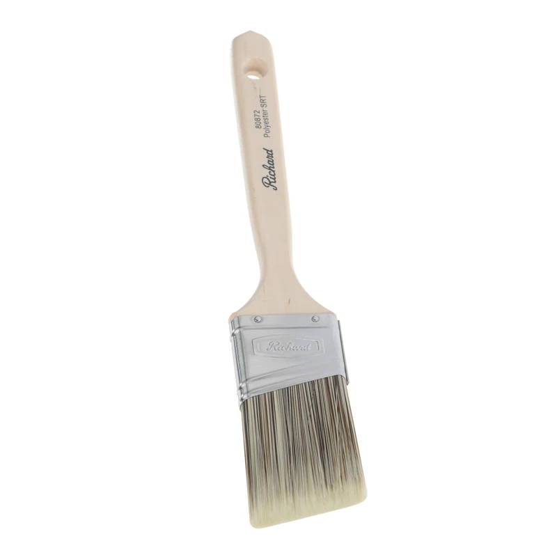Pinceau angulaire de 2 po, série Pro Platinum, filaments en polyester SRT, manche en bois