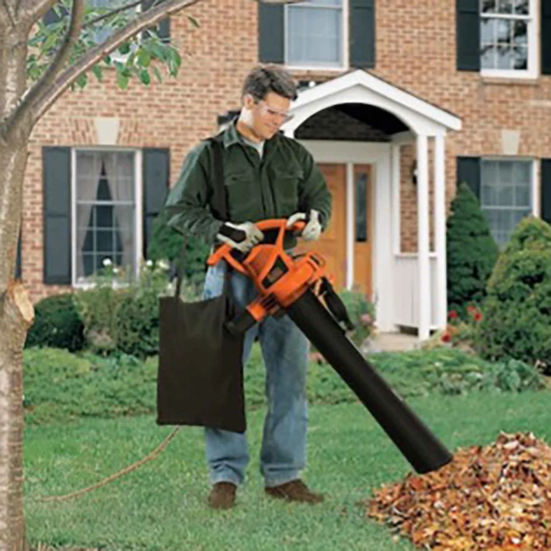 Souffleur, aspirateur et broyeur à feuilles électrique, 12 A