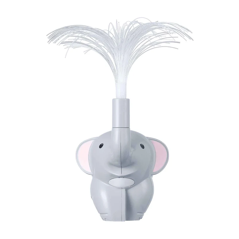 Veilleuse Éléphant enfichable à fibre optique DEL NL