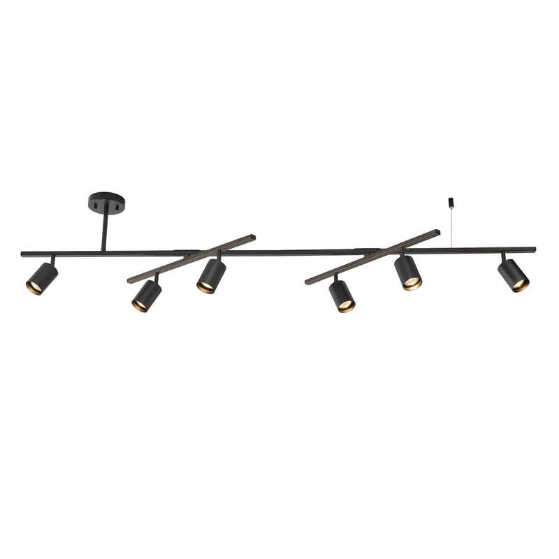 Luminaire sur rail à 6 lumières West, 64"