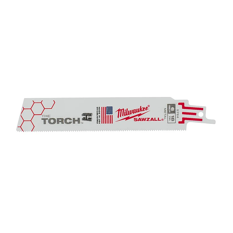 Lames SAWZALL THE TORCH à 18 DPP de 6 po (paq. 5)
