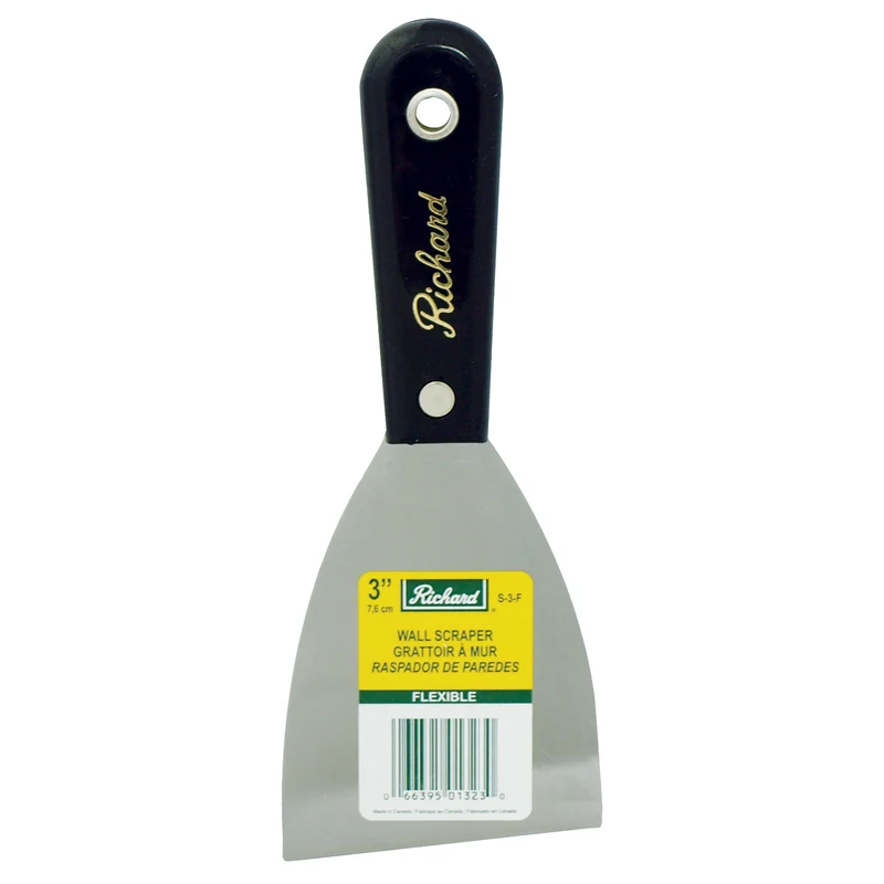Grattoir à mur, lame carbone flexible de 3'' (7,6 cm)