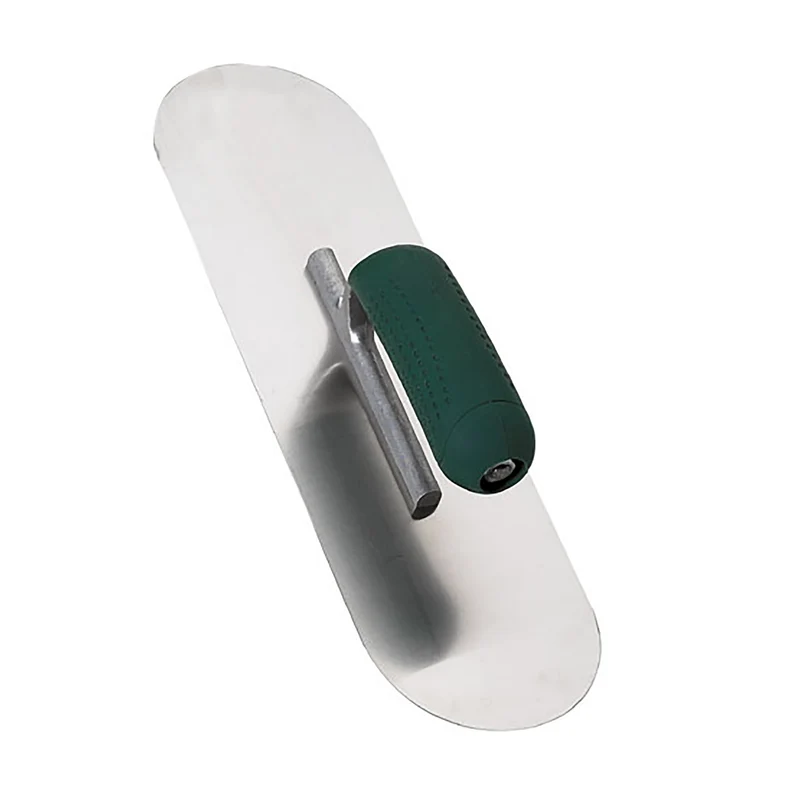Truelle en acier inoxydable de 14'' x 4'' (35,6 x 10,2 cm) manche caoutchouté