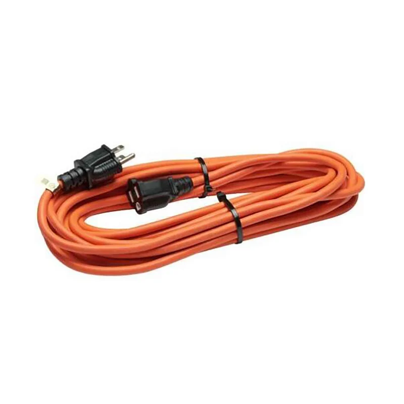 Rallonge électrique à cordon 16/3 SJTW de 10 m à 1 prise, orange