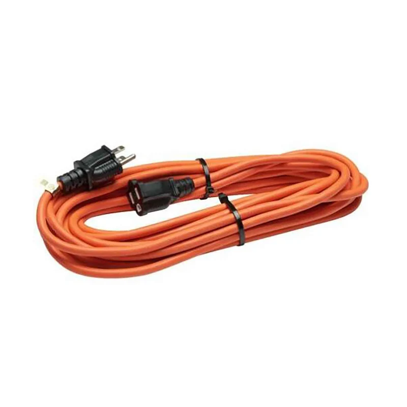 Rallonge électrique à cordon 16/3 SJTW de 3 m à 1 prise, orange