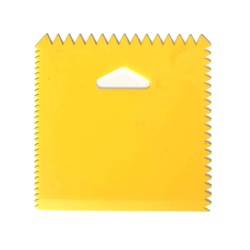 Étendeur en plastique à dents de scie pour adhésif, 4" x 4''