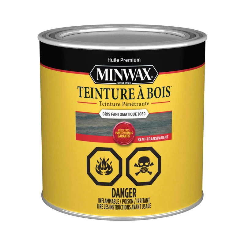 Teinture à bois semi-transparent gris fantomatique, 236 ml