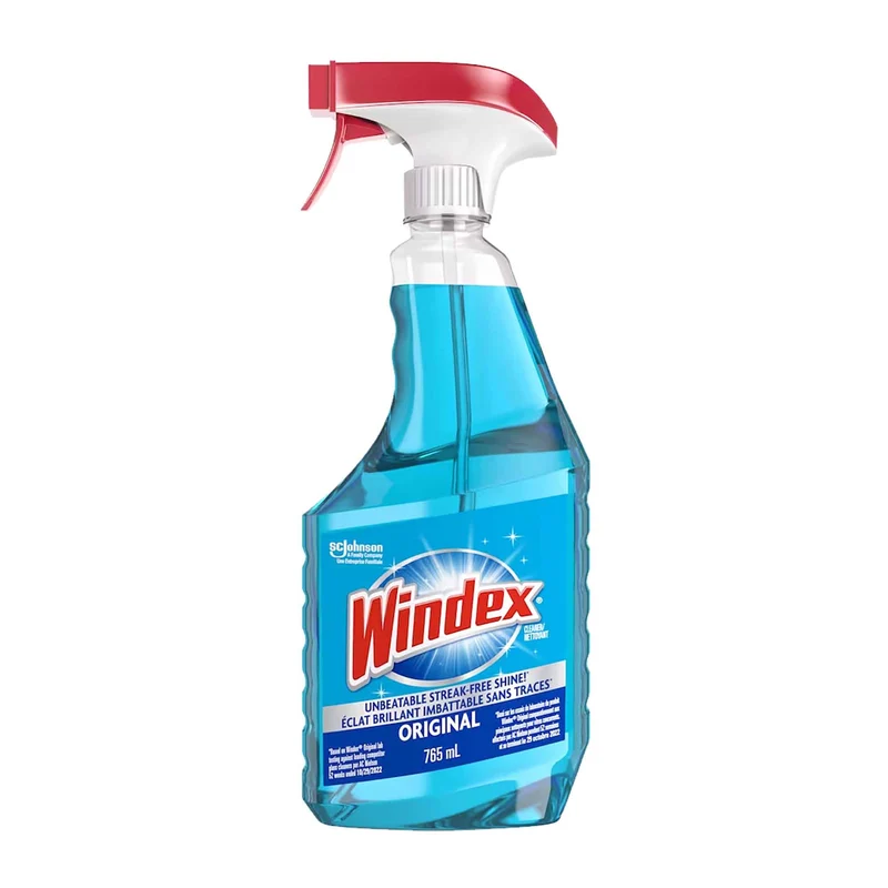 Nettoyant pour vitre et verre Windex Original, 765 ml